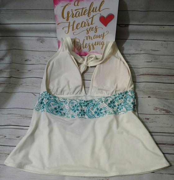 Roxanne Bra Sized Swimwear Halter Tankini Top - Picture 4 of 4